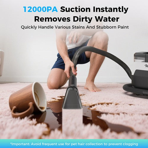 Teendow C6 MAX 3in1 vaibapuhastaja – 12000 Pa imemisvõimsus Teendow C6 MAX 3in1 vaibapuhastaja – 12000 Pa imemisvõimsus